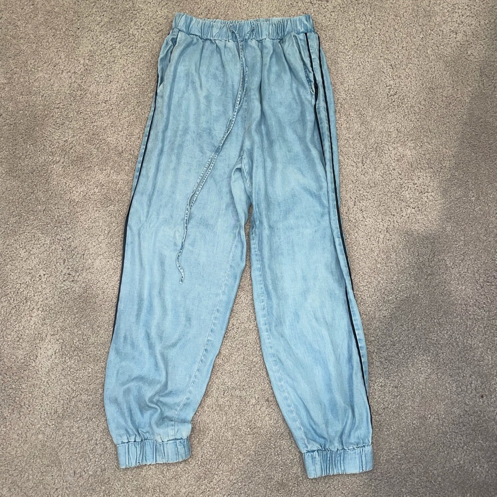 Zara Denim Joggers